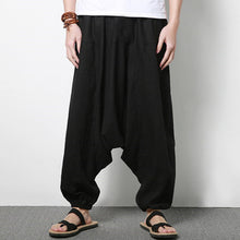 Load image into Gallery viewer, INCERUN Plus Size 5XL Men's Pants Harem Hiphop Loose Wide Pant Cotton Big Drop Crotch Joggers Dance Trousers Male Clothing